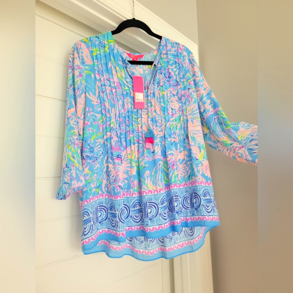 Lilly Pulitzer Marlina Shirt Med